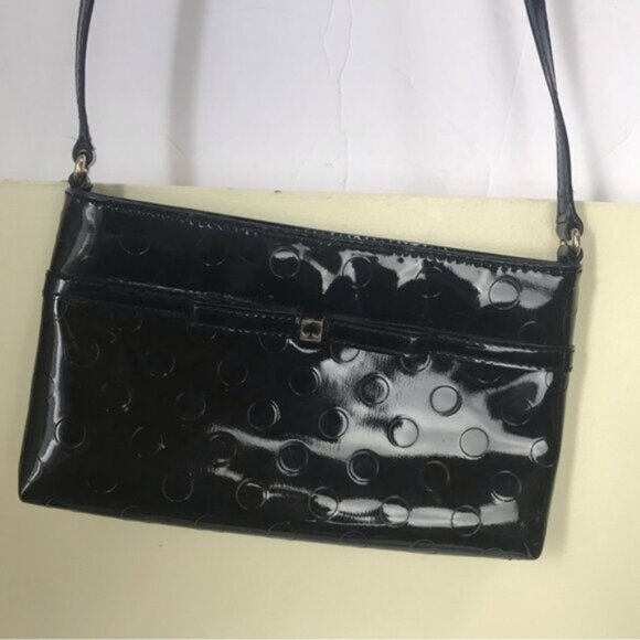 Kate Spade Camellia Street Amy Crossbody Patent Leather Small Shoulder Bag Zip - Picture 2 of 14